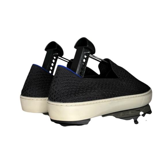 Womens Rothy's The Original Slip On Sneakers Black Honeycomb Knit Size 9.5 - Picture 4 of 6